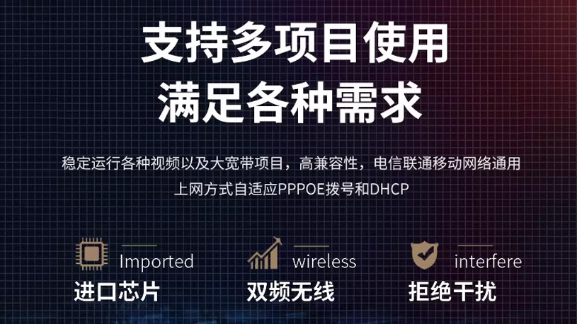 支持多项目使用满足各种需求